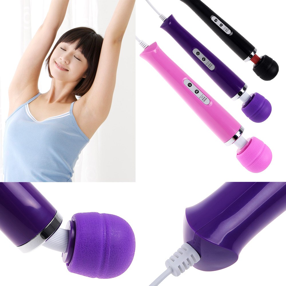 10 Speed Magic Wand Electric Personal Massager Back Body Neck Massage