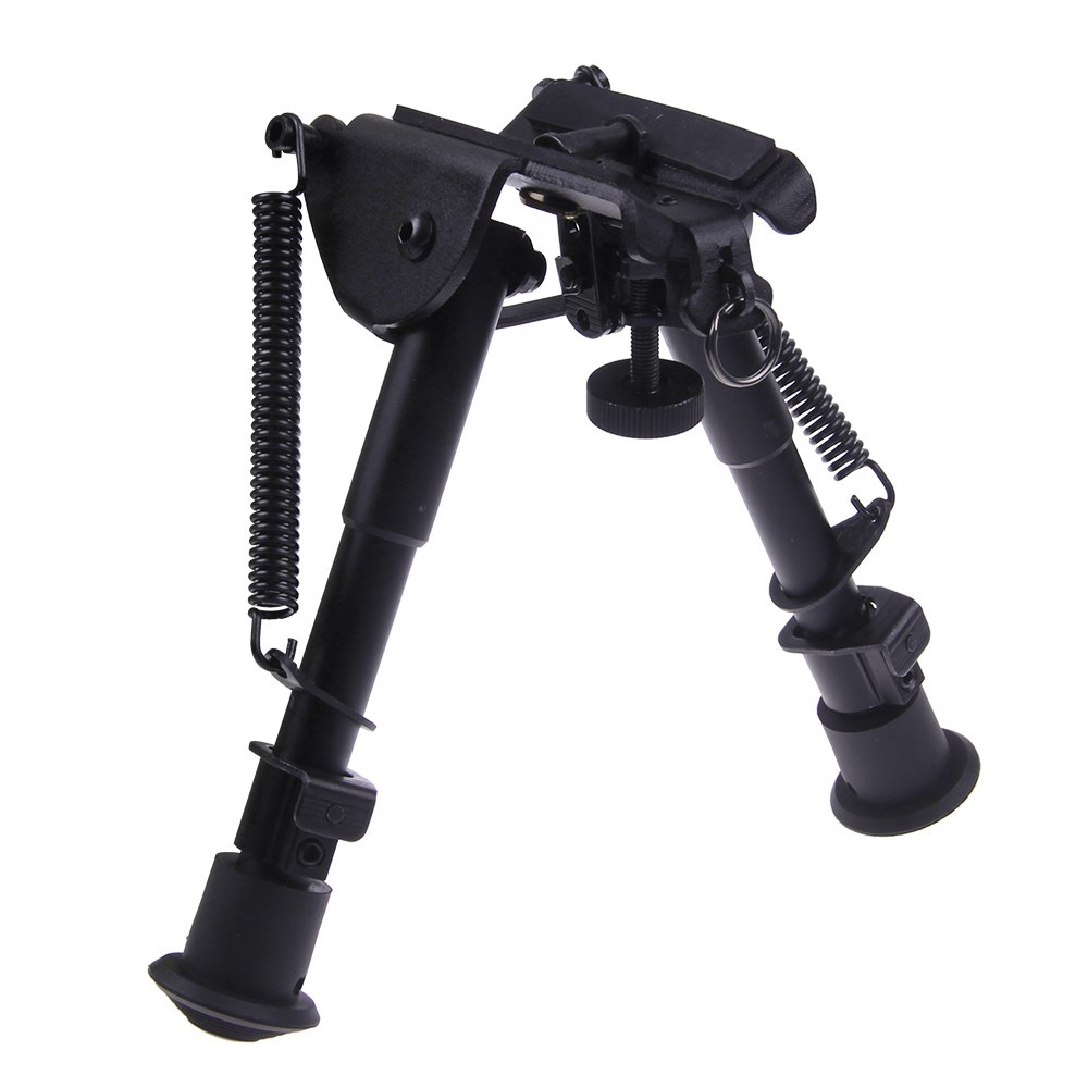 6" 9" Foldable Spring Return Sniper Hunting Gun Rifle Bipod Sling