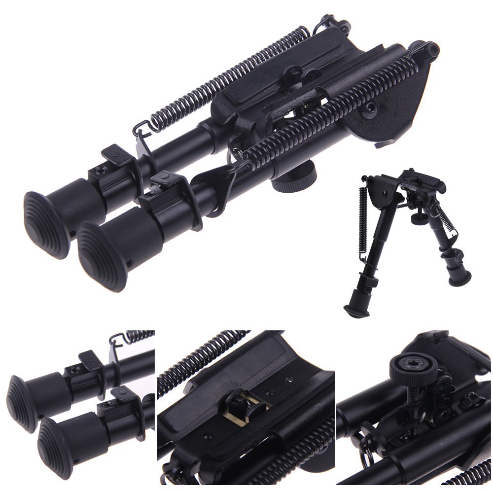 6-9"&9-13" Adjustable Bipod For Tactical Airsoft Air Rifle Gun Hunting Shooting - Picture 2 of 3