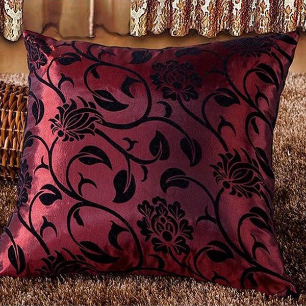 Decorative Flower Pattern Soft Home Throw Pillow Cushion Cover Case Sofa Bed HOT eBay