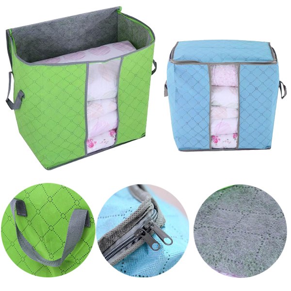 Storage Space Saver Bag Box For WINTER Bed Sheet Blanket Jackets Jumbo Duvet eBay