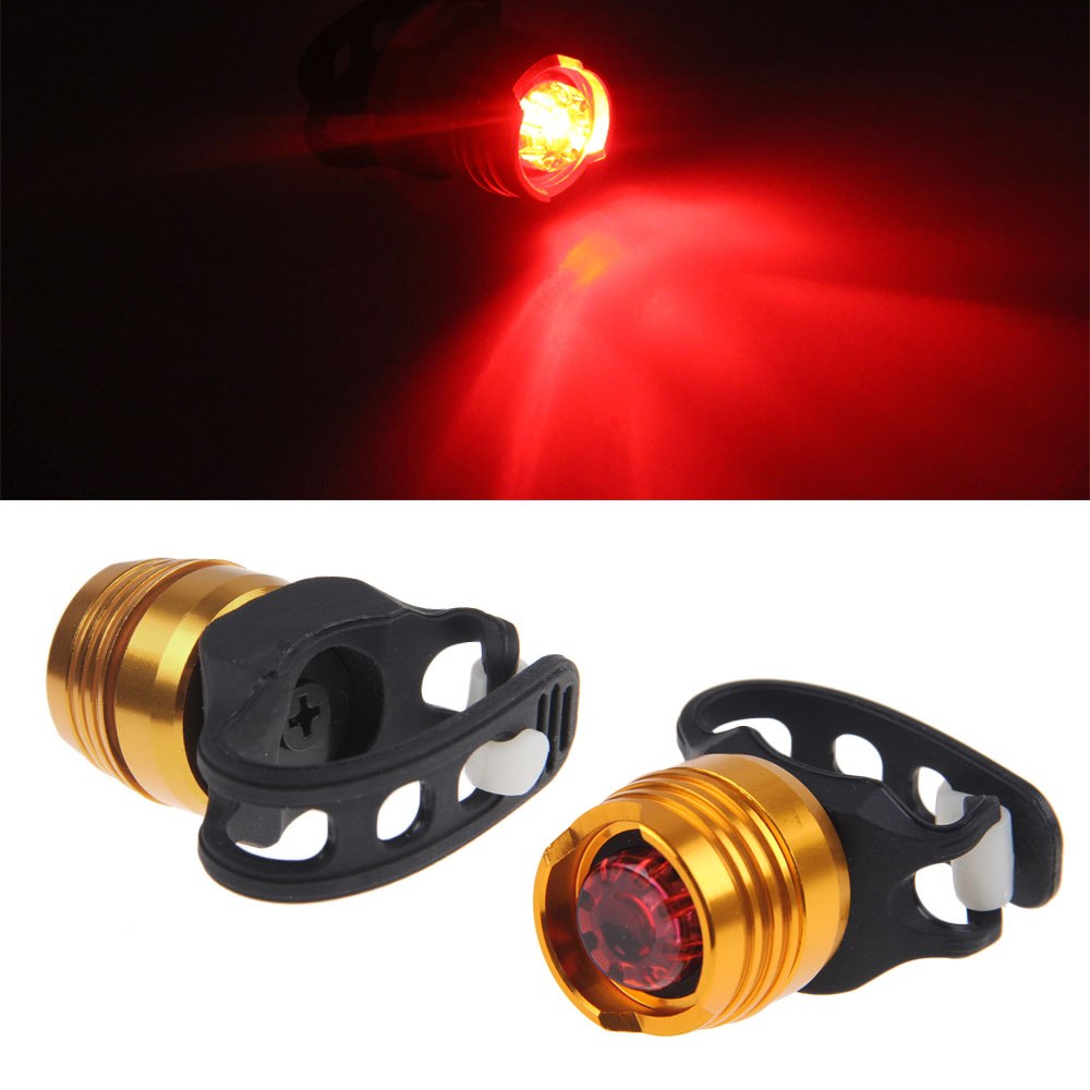 Bike Bicycle Cycling Front Rear Tail Helmet Light Flashing Safety