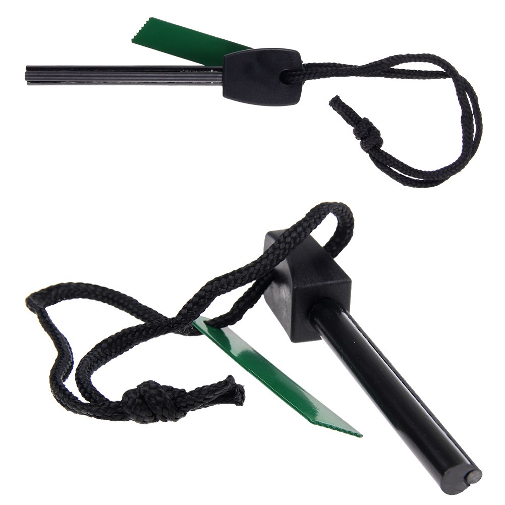 1pcs Outdoor Survival Magnesium Flint Fire Starter Strike Stick Tool w