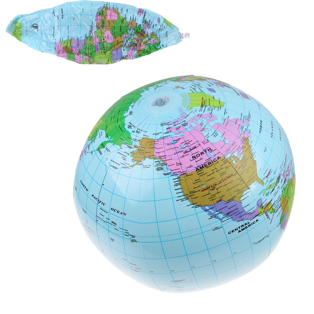 inflatable world globe beach ball