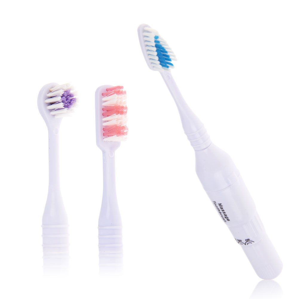 Electric Massage Massager Toothbrush 3 Brush Heads CA13 eBay