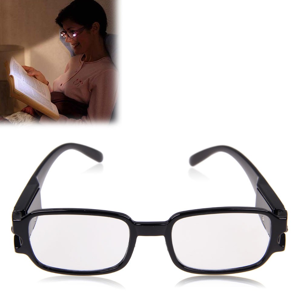 Multi Strength Men Women Reading Glasses With Dual Led Lights Diopter