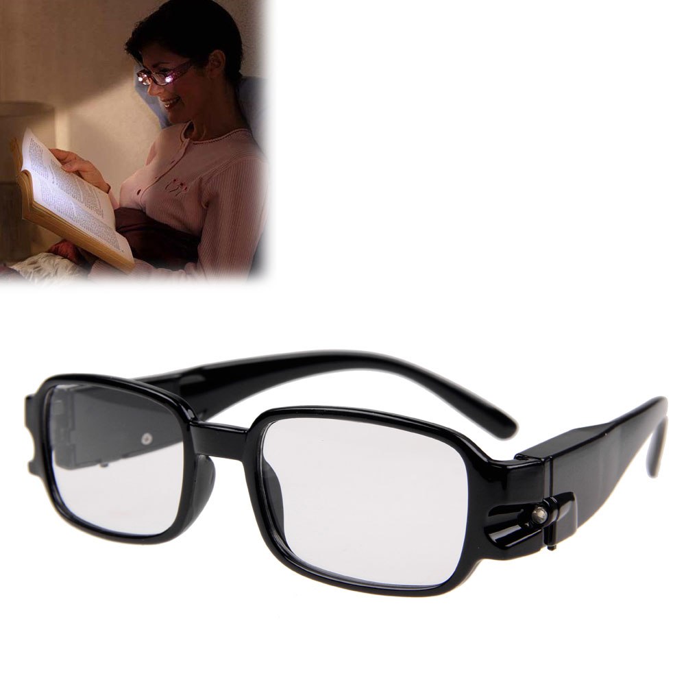 Multi Strength Unisex Reading Glasses With Dual Led Lights Diopter