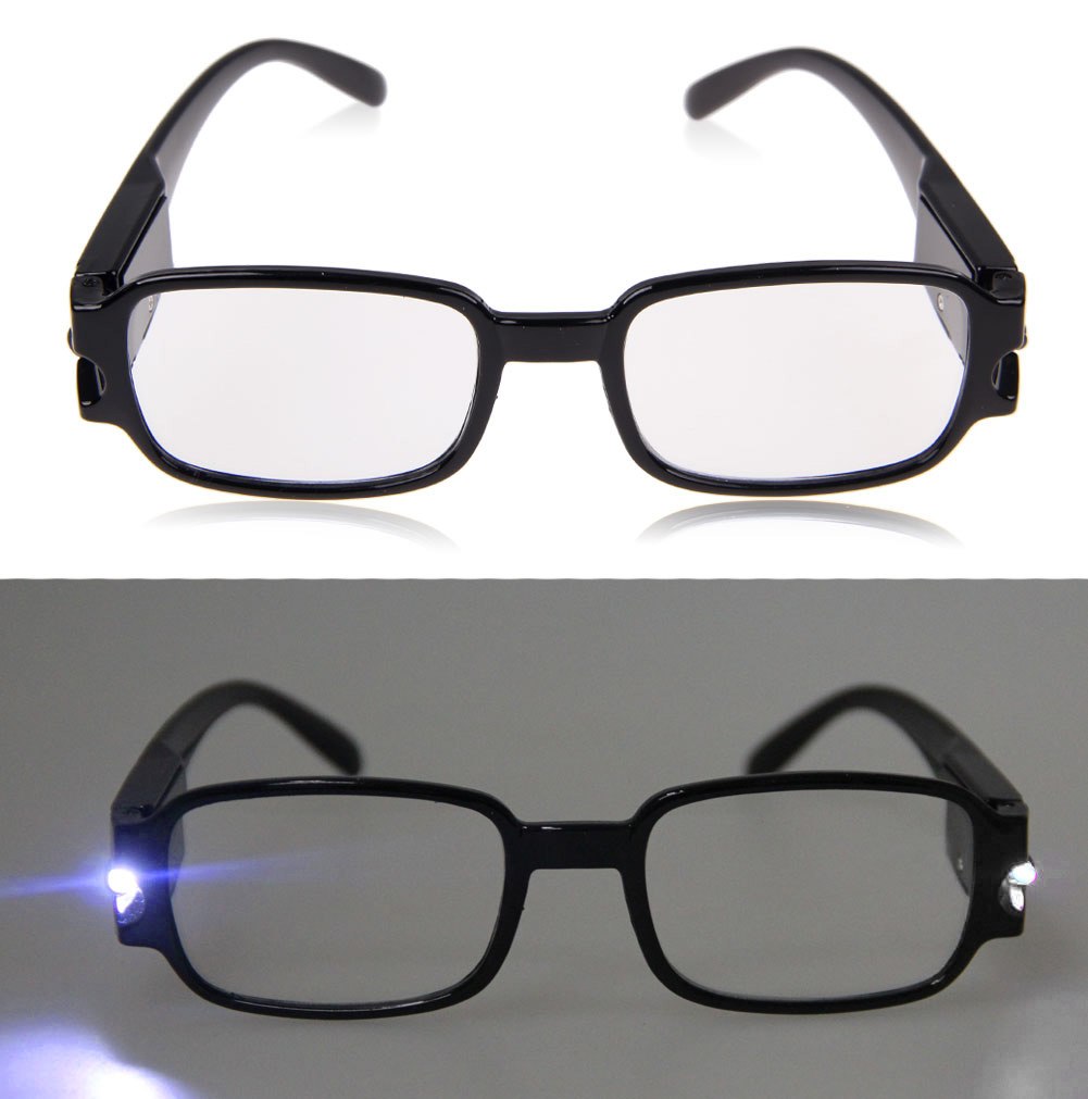 LED Reading Glasses Eyeglasses Spectacle Diopter Magnifier Multi Light Up