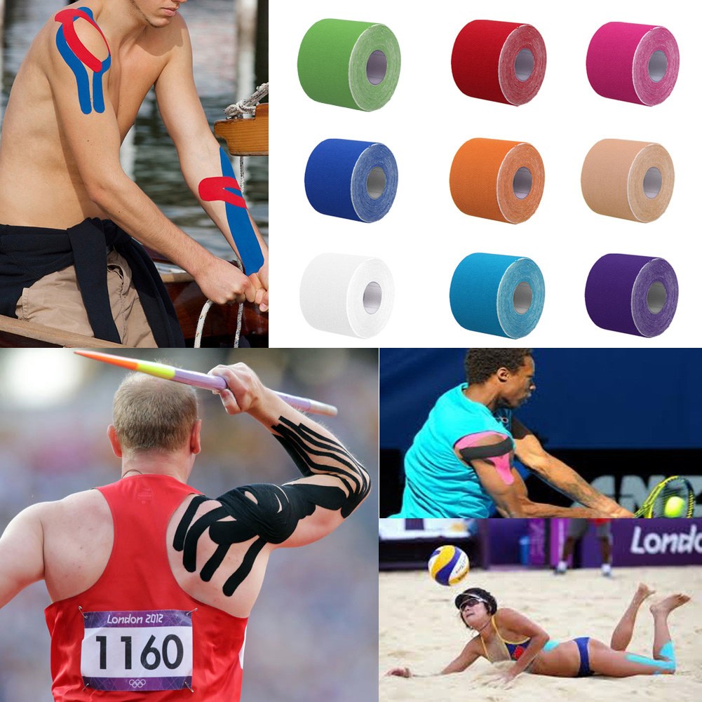 Kinesiology Tape Sports Physio Muscle Strain Injury Support Strapping