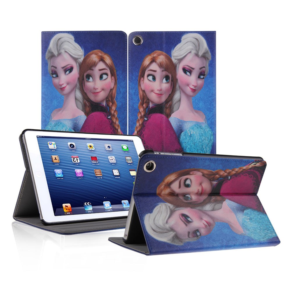 Disney Frozen Character Folio PU Leather Case Cover Stand for iPad Mini