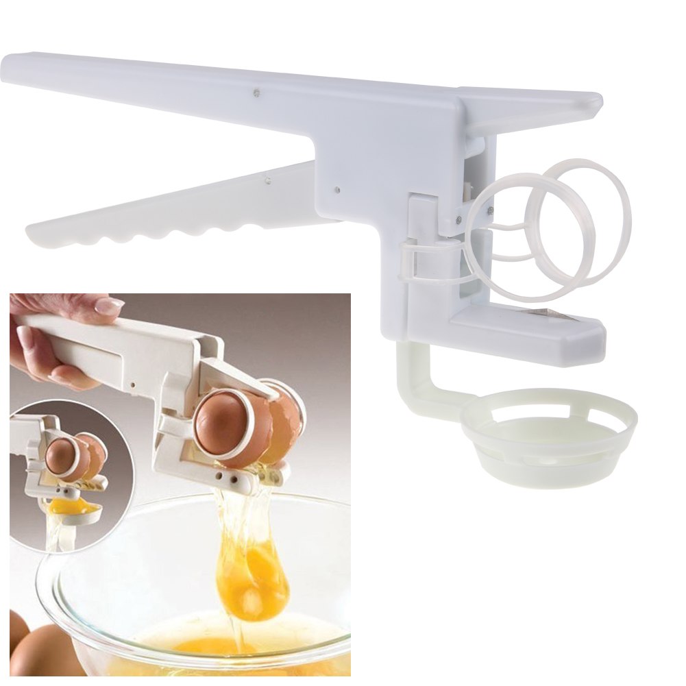 Egg Cracker Handheld York & White Separator Kitchen Home Gadget Tool eBay