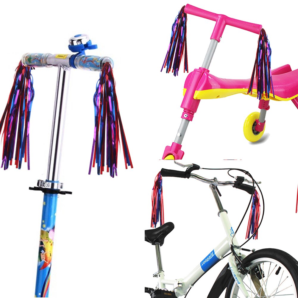 Bike Handlebar Streamers Tassels Bicycle Cycling Tricycle Decor Kids