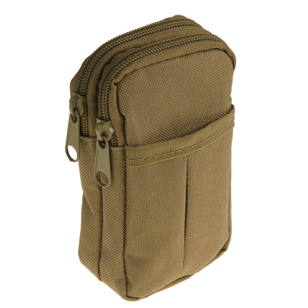 Military Tactical Army War Game Mini Bag Double Zipper Phone Pouch