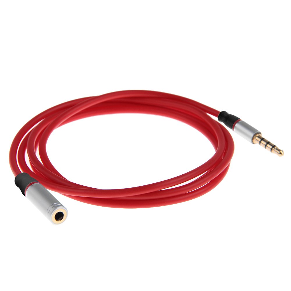 3.5mm Male to Female Aux Jack Plug MF Audio Headphone Extension Cord Cable