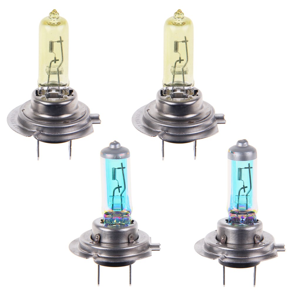 2x Car Super Bright H7 Xenon Halogen Front Headlight Light Bulbs Lamp
