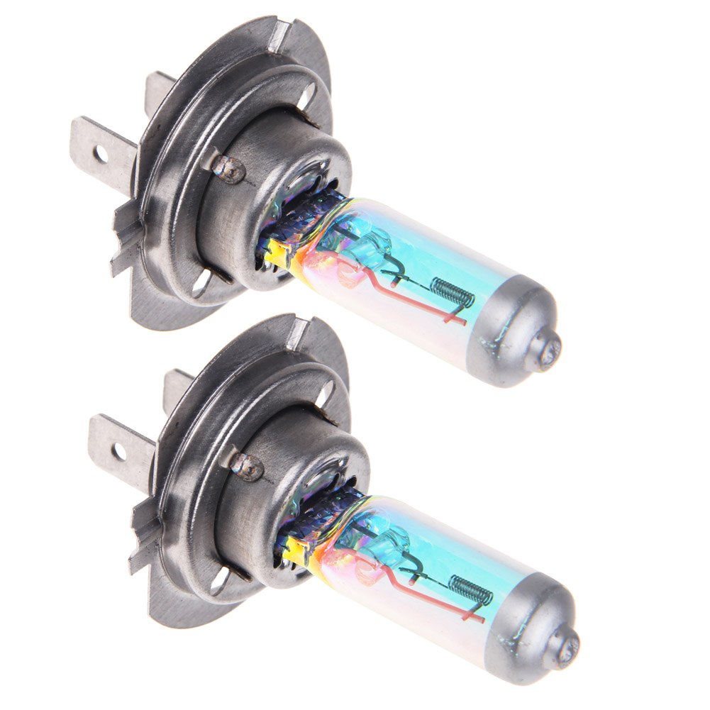 2x Car Super Bright H7 Xenon Halogen Front Headlight Light Bulbs Lamp
