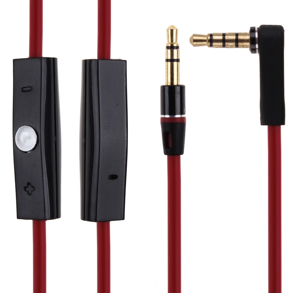 Replacement Red 3.5mm Audio AUX Cable Lead for Monster Beats Studio