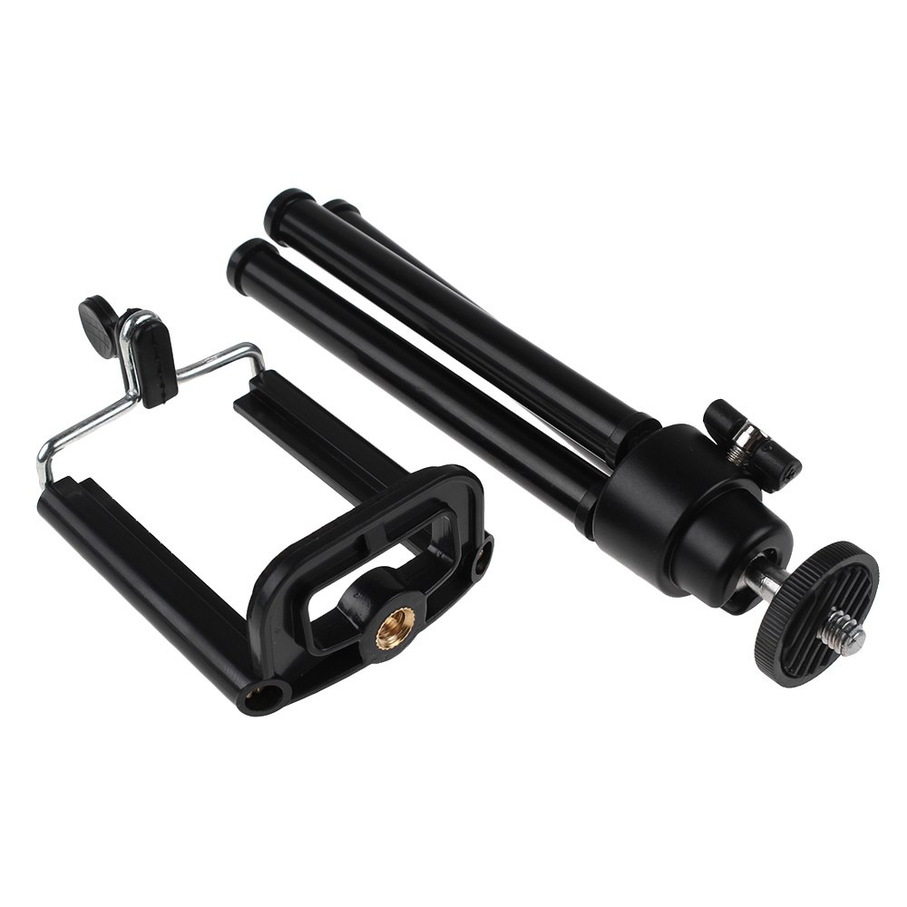 Mini Cell Phone Camera Stand Clip Mount Holder Bracket Tripod For