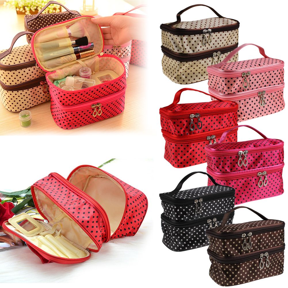 New Women Multifunction Travel Cosmetic Bag Makeup Case Pouch Toiletry