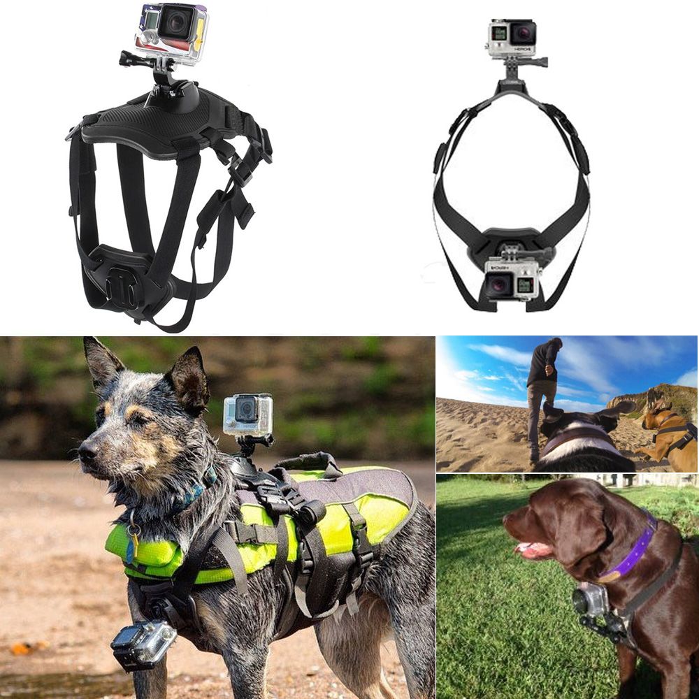 Dog Fetch Harness Chest Strap Belt Mount For GoPro Hero 1 2 3 3+ 4