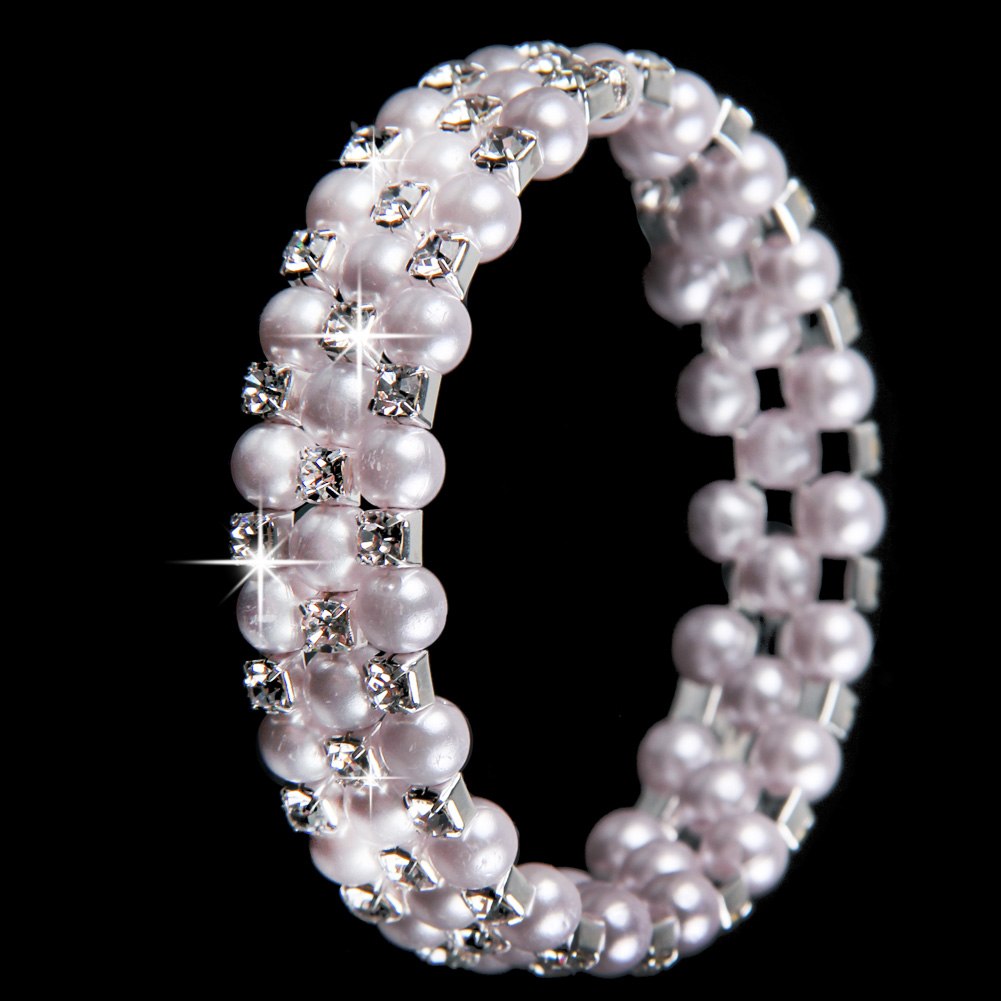 ... Style-Wedding-Bridal-Crystal-Rhinestone-Pearl-Bracelet-Bangle-Jewelry