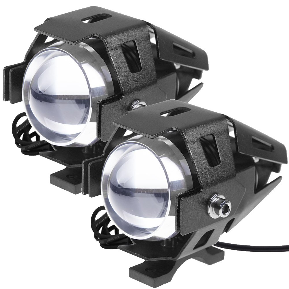 2pcs CREE U5 LED MOTORCYCLE SPOT DRIVING FOG LIGHT FOR BMW Spotlight 125W BLACK eBay