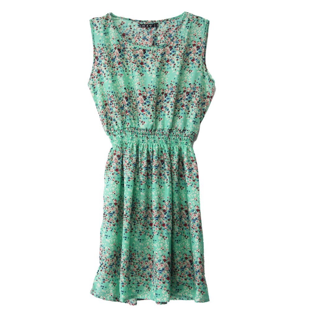 stylish womens casual sleeveless floral printed chiffon stylish womens casual sleeveless floral printed chiffon