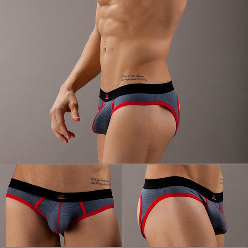 Mens Boy's Sexy Briefs Mesh Thong Jockstrap Gstring Back Hole