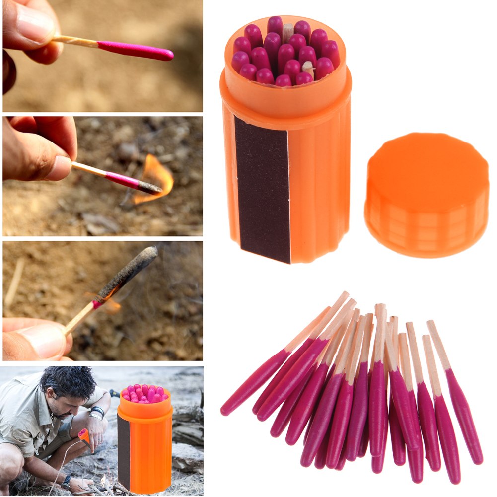 Survival Tool Windproof Waterproof Portable Matches Travel Camping