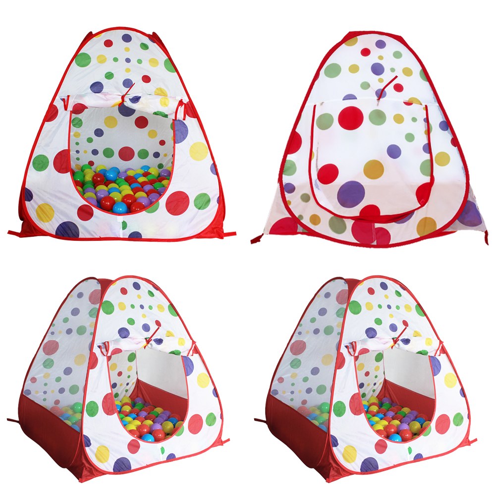 NEW PORTABLE FOLDING POP UP PLAY TENT CHILDRENS KIDS PLAYHOUSE PARADISE