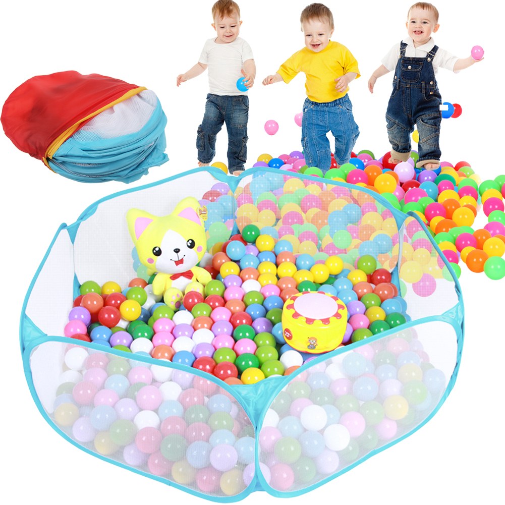 Kids Portable Pit Ball Pool Playpen Outdoor Indoor Toy / Plastic Ball