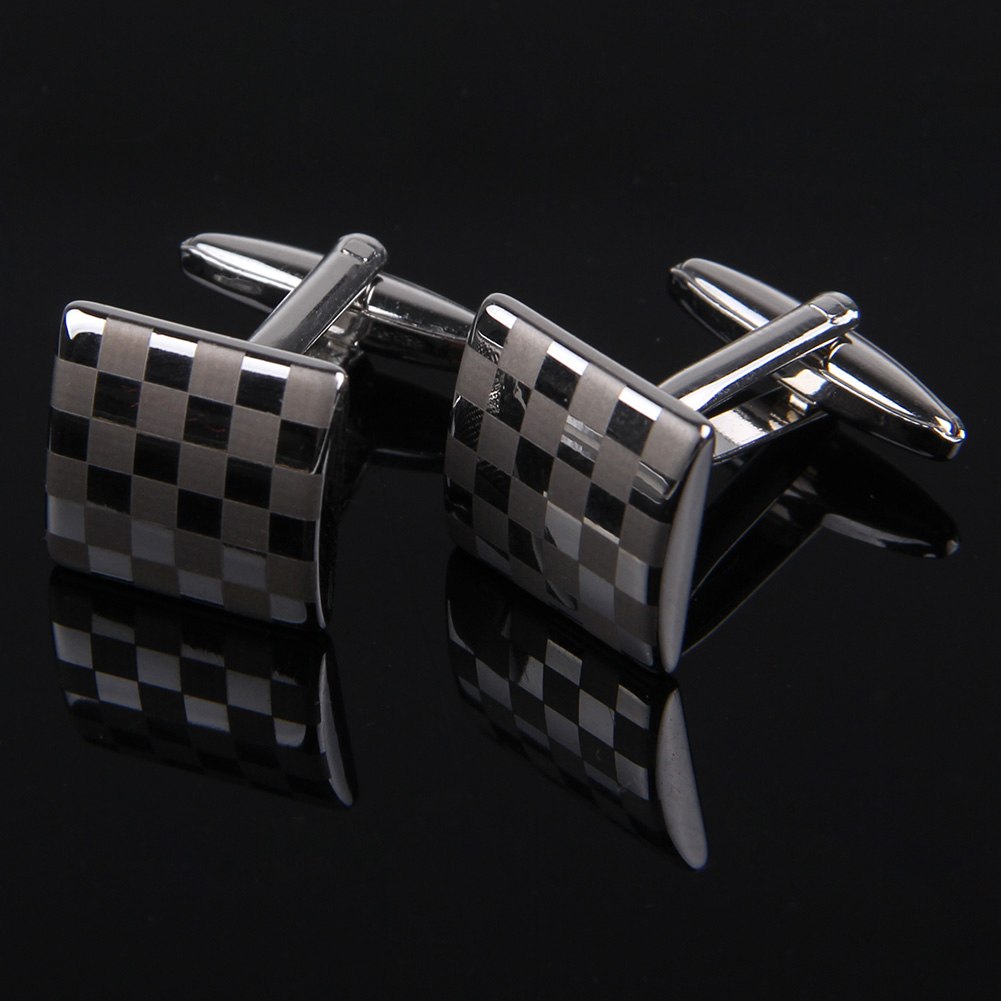 MEN'S SILVER CUFFLINKS NEW STAINLESS STEEL MENS WEDDING CUFF LINKS eBay