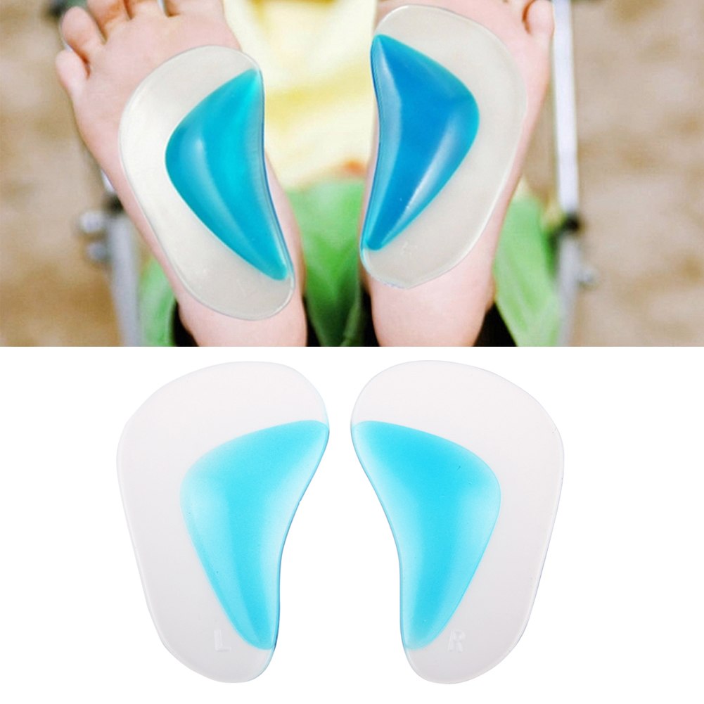 Flat Foot Feet Gel Silicone Shoe Support Insole Corrector Flat Foot Feet Gel Silicone Shoe Support Insole Corrector