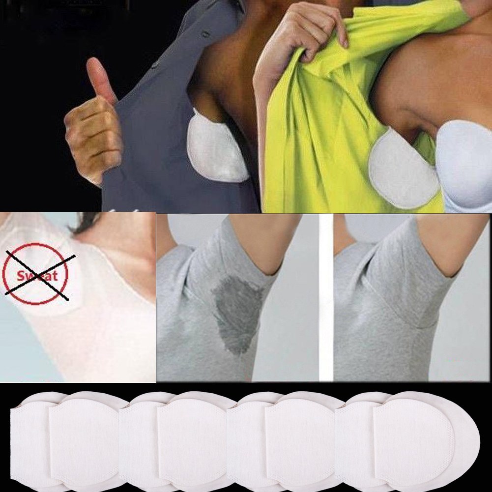 10 Pairs Underarm Armpit Sweat Pads Deodorant Absorbing for Long Sleeve