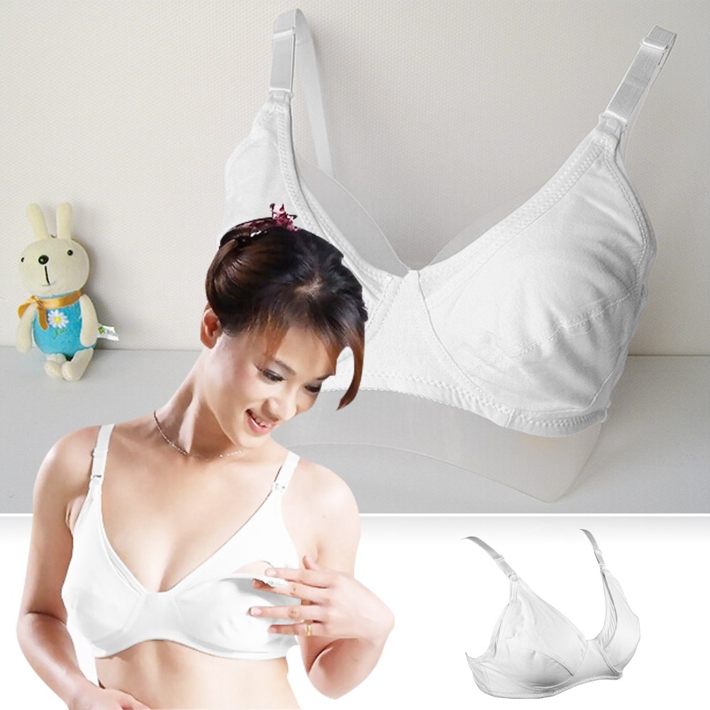 Lady Women Nursing Feeding Bra Mom Cotton Breast Feeding Bras Soft Size