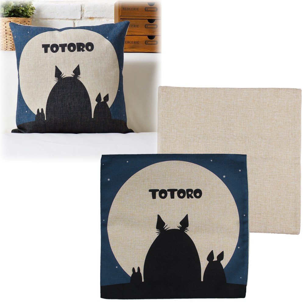 Cute-Cartoon-Totoro-Pillow-Case-Car-Cushion-Cover-Shell-Sofa-Bed-Home ...