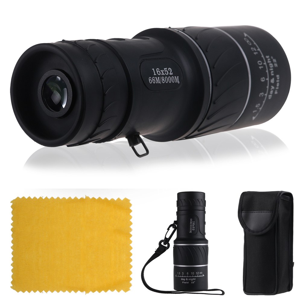16x52 HD Optical Monocular HighDefinition HighPower Vision Telescope