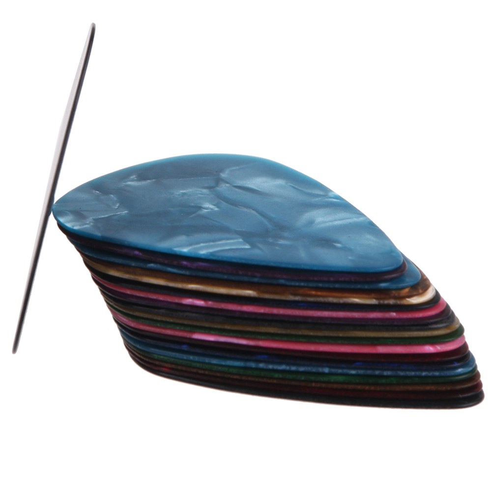 20-x-Guitar-Gitarre-Picks-Plektrum-Plectren-Pleks-Plektron-Pickholder