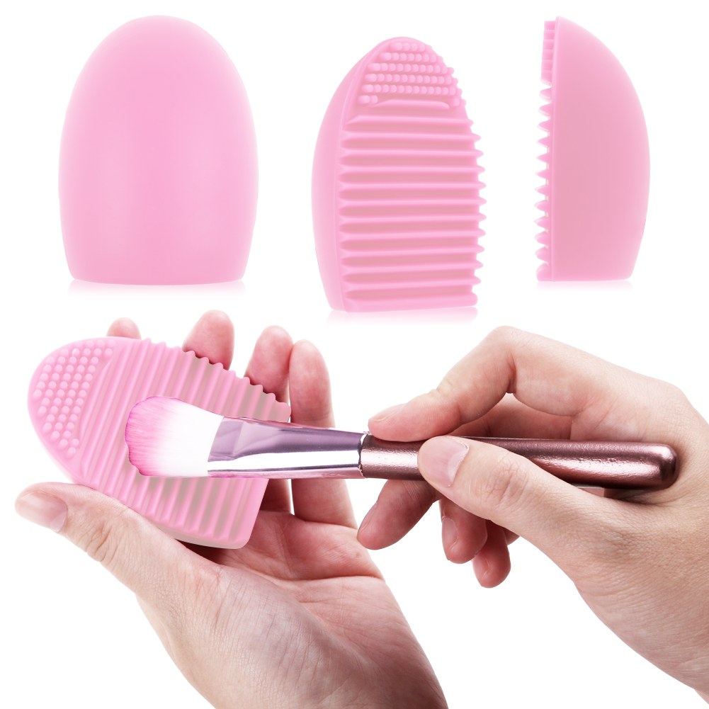 Cosmetic Brush Cleaning Glove Silicone MakeUp Washing Brush Scrubber
