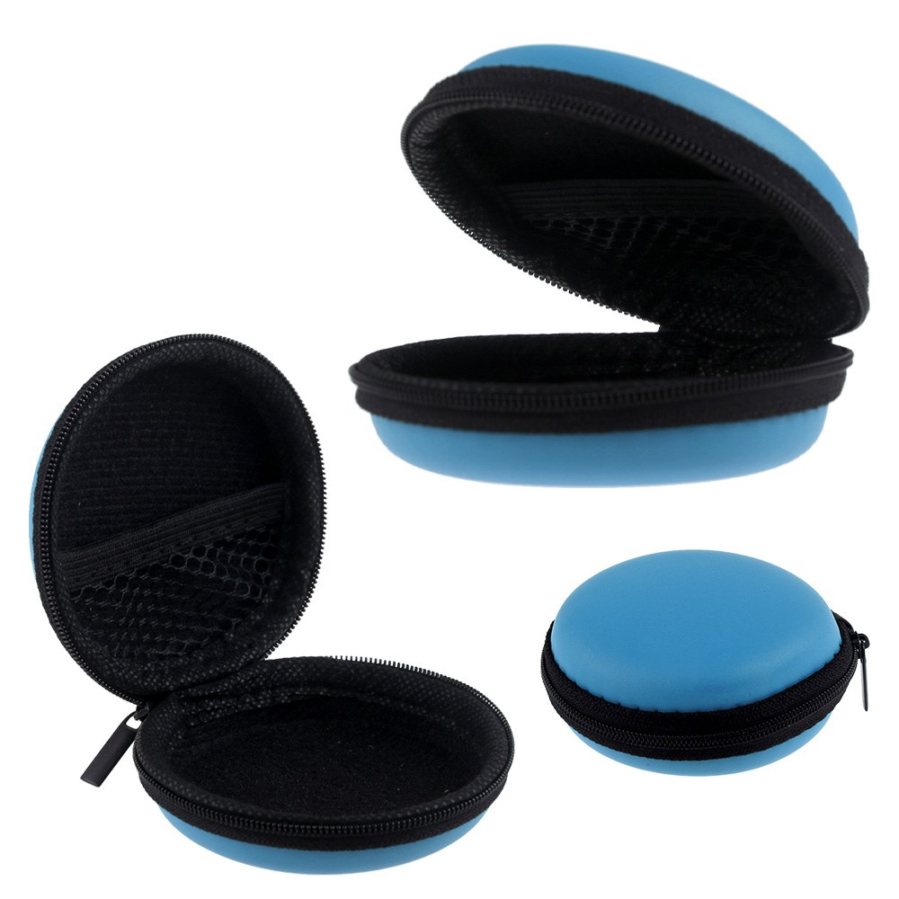 Earphone Headphone Earbud Carry Storage Coin Bag Pouch Hard Case Holder