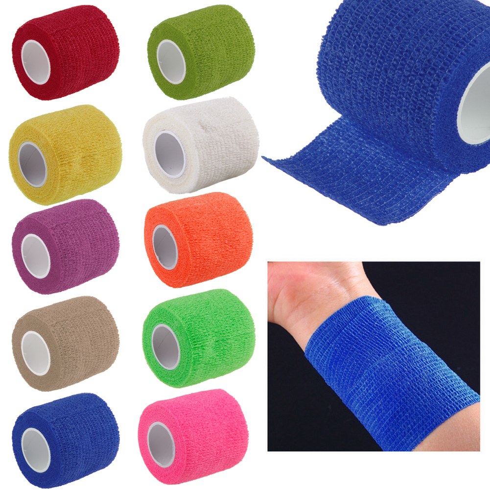 450x5cm SelfAdhesive Finger Muscles Ankle Elastic Bandage Gauze Dressing Tape eBay
