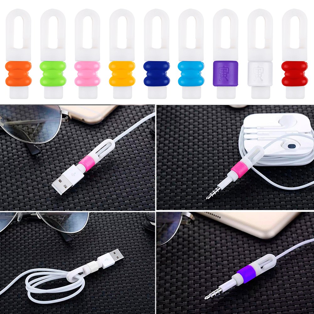Protector Saver Cover For iPhone USB Charging Cable Headphone Cord