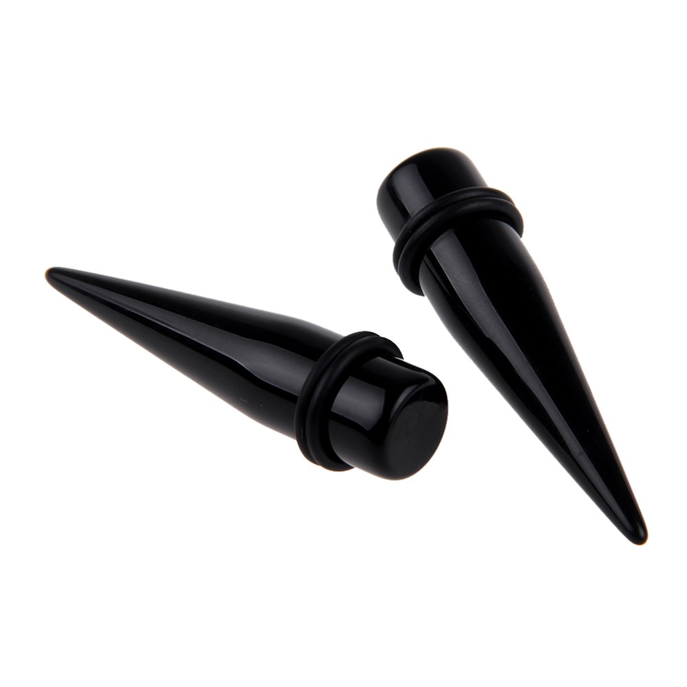 218mm Acrylic Taper Spike Ear Stretcher Expander Plug Flesh Body