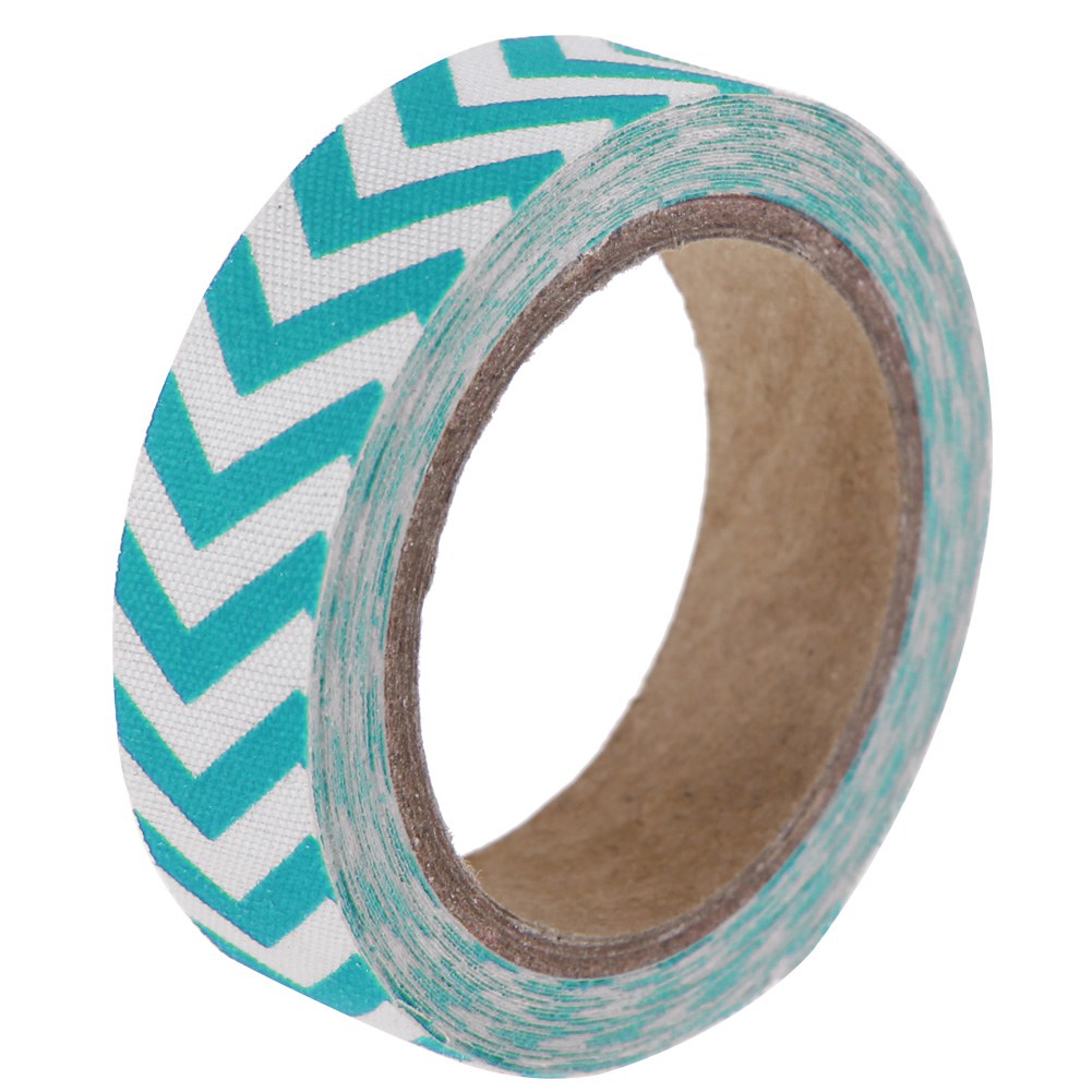 Cotton Fabric Wave Tape 15mm Roll Decorative Making Sticky Adhesive