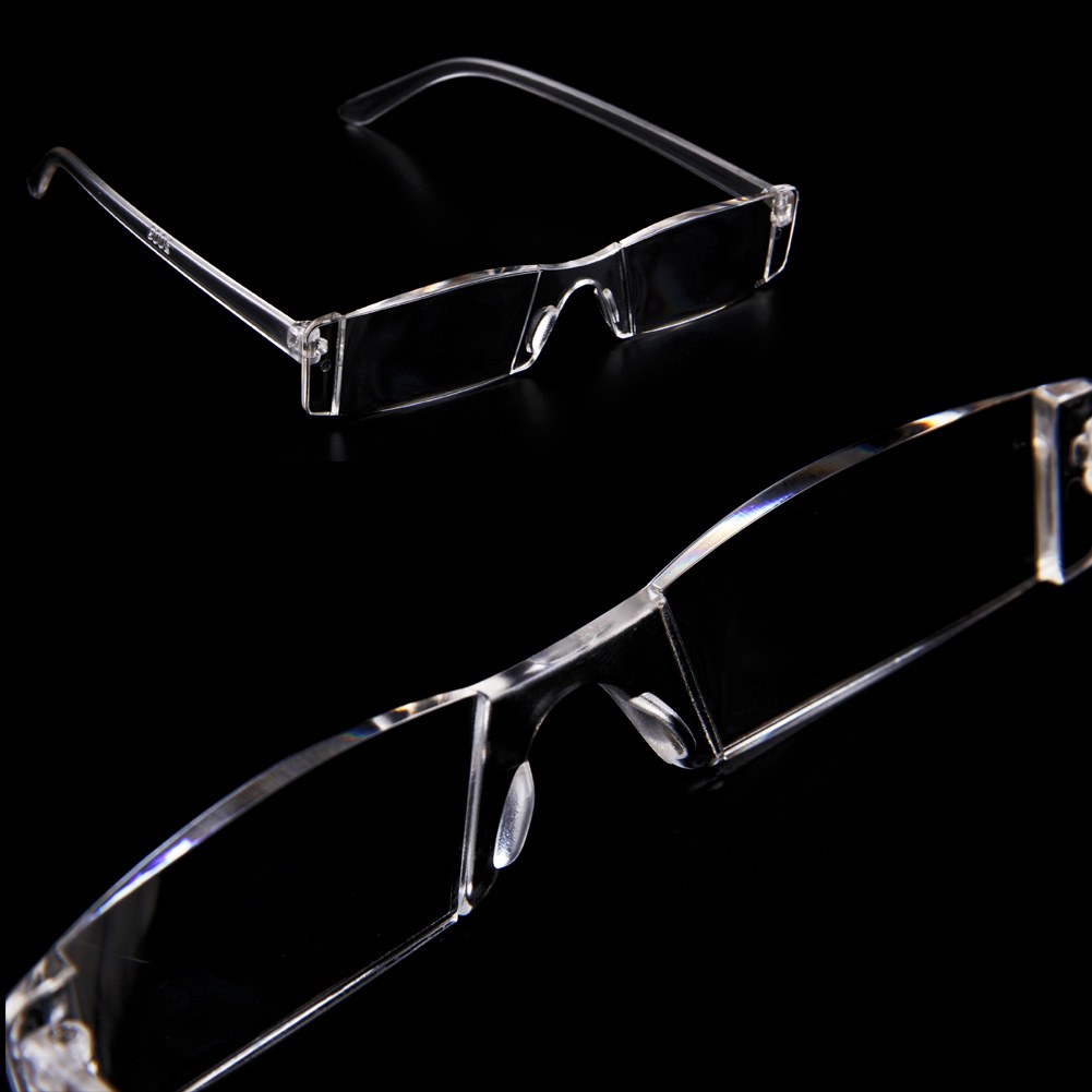 New Presbyopia 1.004.00 Diopter Eyeglasses Clear Rimless Reading