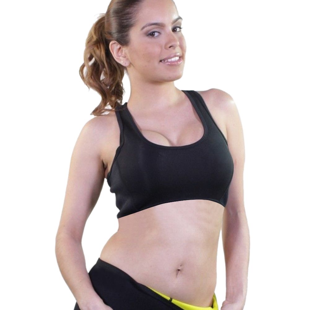 Hot-Shapers-Neopren-Sport-Schwitzhose-Diaet-Hose-Fitness-Guertel-Sport-BH-Push-up