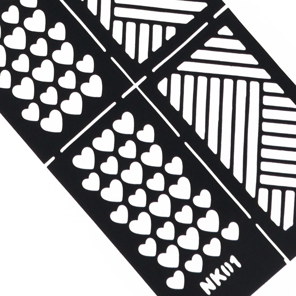 New Nail Art Image Stamping Stickers Stencil Template Diy New Nail Art Image Stamping Stickers Stencil Template