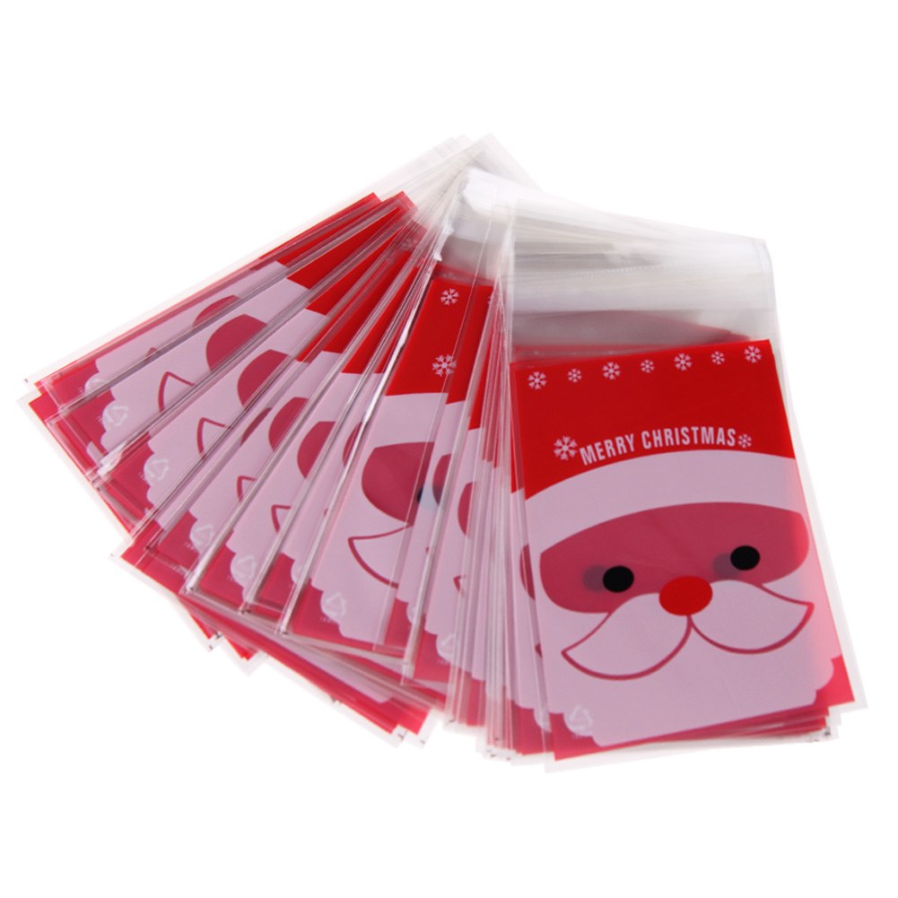 100pcs merry xmas santa cellophane cello bags fashion 100pcs merry xmas santa cellophane cello bags fashion