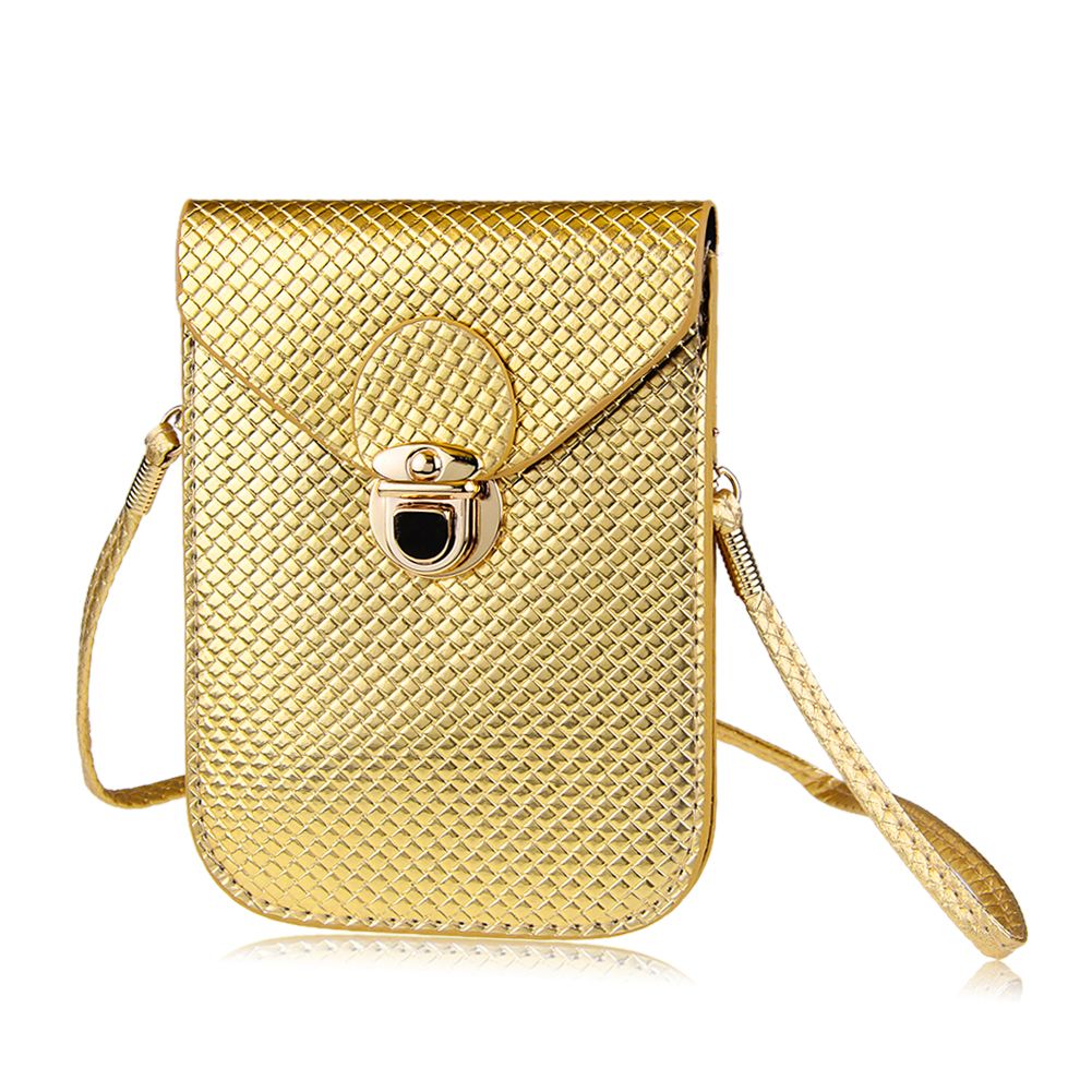 PU Leather Neck Bag Shoulder Large Purse Cross Body Travel Cord Money