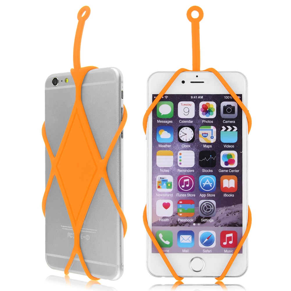 NEW Silicone Lanyard Case Cover Holder Sling Necklace Wrist Strap For